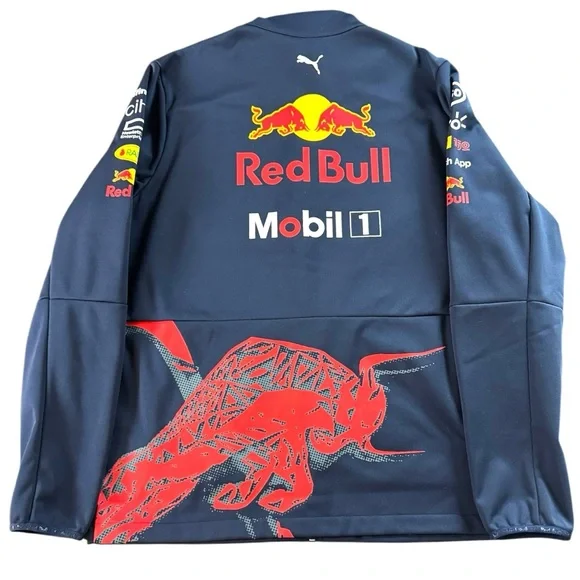 NWOT Puma Red Bull Racing Soft Shell Formula One Jacket Size XL - Picture 2 of 6